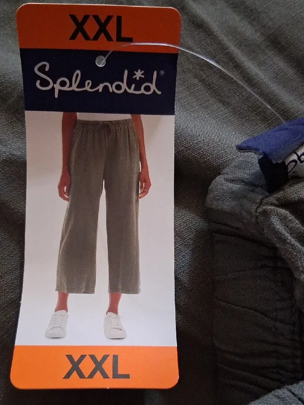 Splendid Olive Green Drawstring Chinos